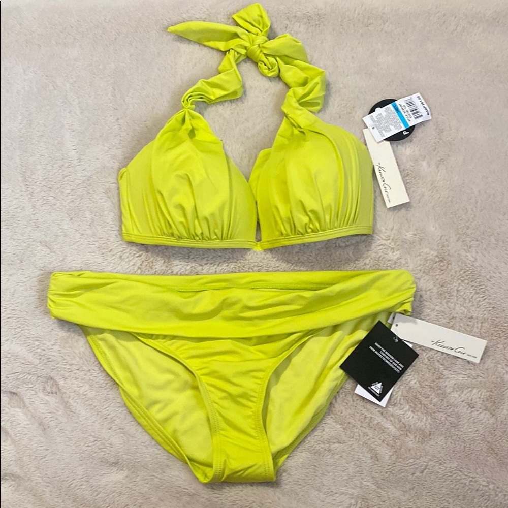 Vibrant Lime Green Women's Bikini Set
